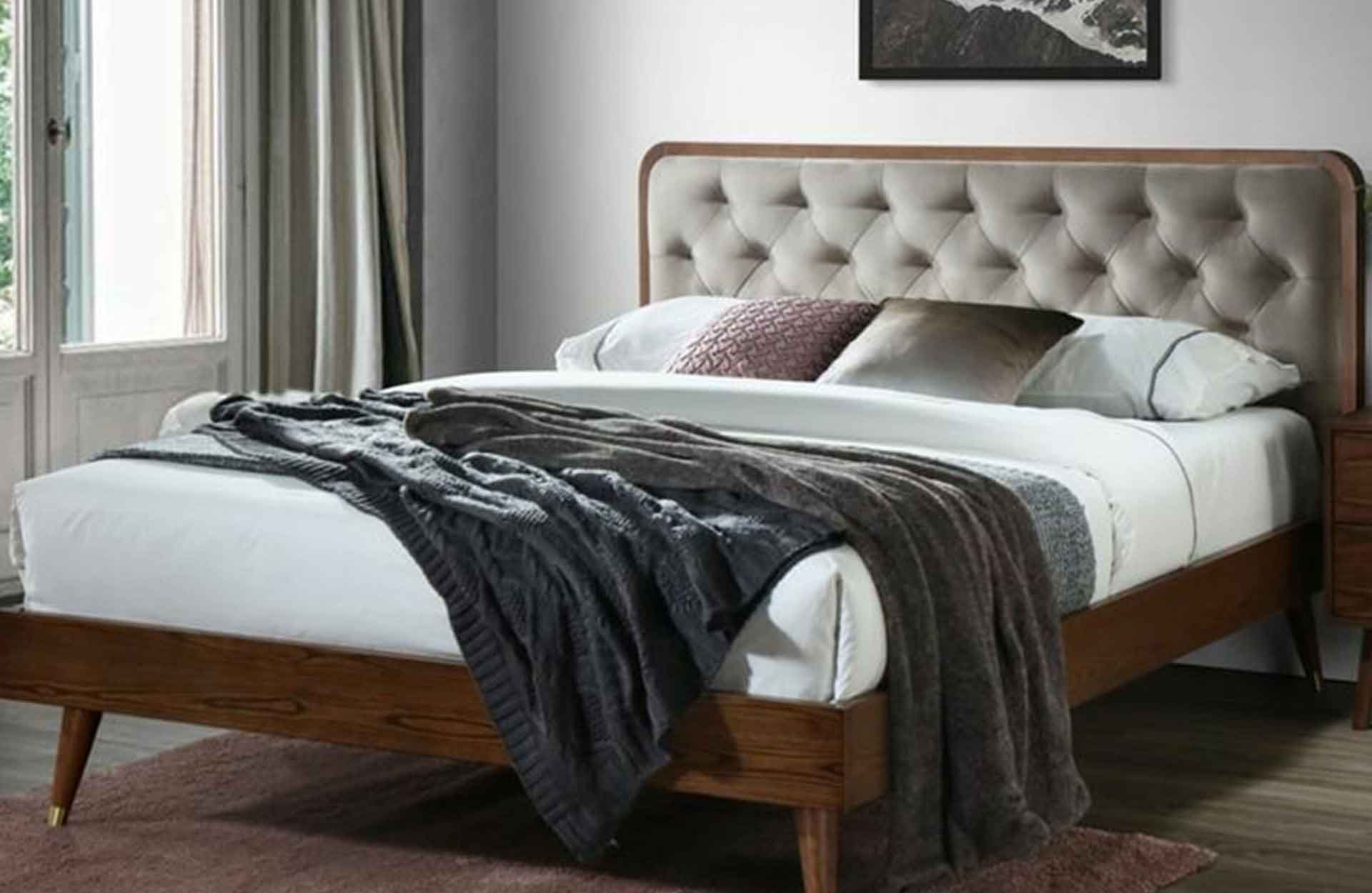 Bed Young Wood Furniture Store Hyderabad, India